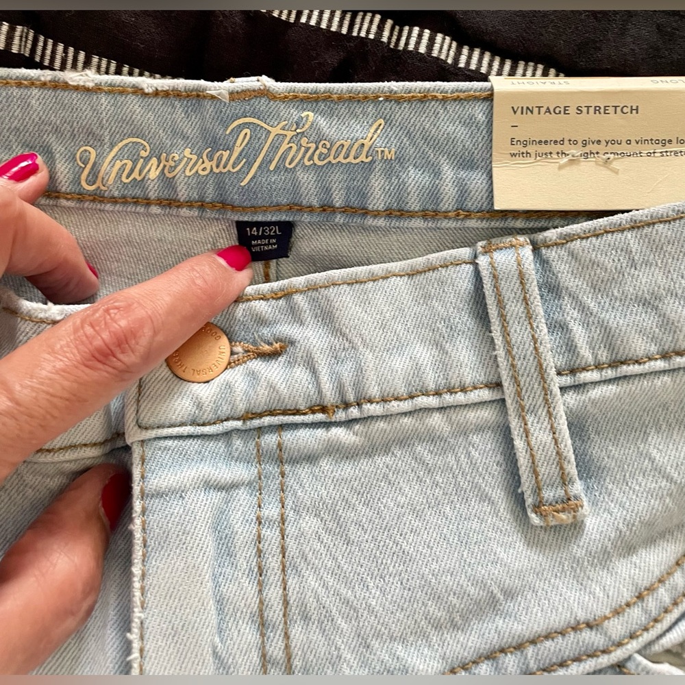 Wide leg jeans